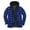 Blue#2, variant on GaThRRgYP Mens Coats Outwear Winter Men's Big,Men Button Zipper Casual Hooded Thicken Lattice Long Sleeve with Pocket Jacket Blue S