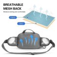 thumbnail image 4 of Outdoor Sports Waist Pack With Water Bottle Holder For Cycling Running Walking Hiking Marathon Fanny Pack Hydration Belt For Men And Women Banmo, 4 of 4