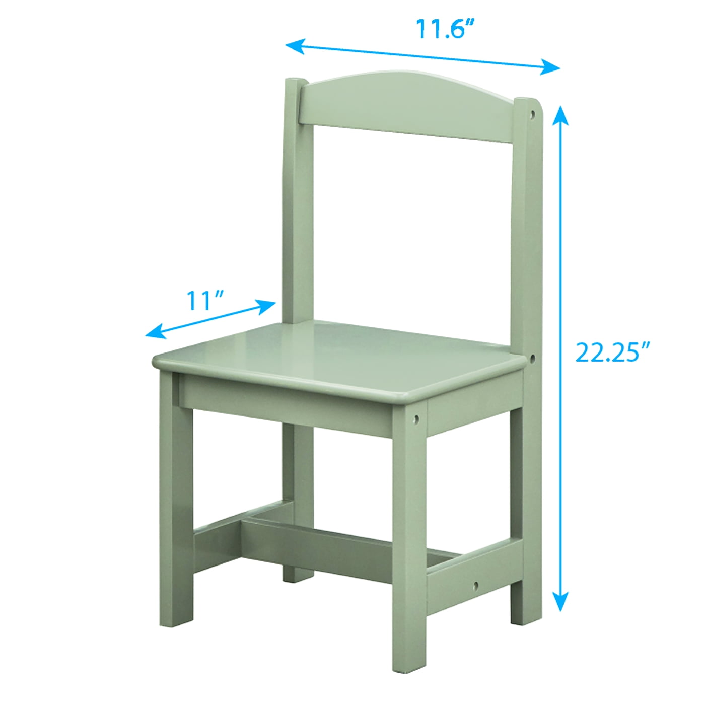 Free Shipping! TMS Hayden 3 Piece Kids Table & Chair Set, Gray