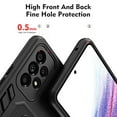 thumbnail image 2 of Allytech for Samsung Galaxy A23 5G/4G Phone Case, Drop Protection Non-Slip Fall-Proof Anti-Fingerprint Flexible Finger Ring Buckle Kickstand Rugged Heavy Duty Phone Cover for Samsung A23, Black, 2 of 7