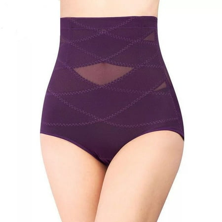 

YXGla Cross Bandage High Elasticity Women Underpants Butt Lifter High Waist Shapewear Control Slimming Underwear for Daily Wear