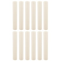 Creative Hobbies 6 Inch Tall Cream Plastic Candle Covers Sleeves Chandelier Socket Covers - Pack of 12 - Slip Over E12 Candelabra Base Sockets