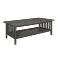 thumbnail image 3 of OakvillePark Acme 3-Piece Pack Wood Occasional Set, Antique Gray, 3 of 9