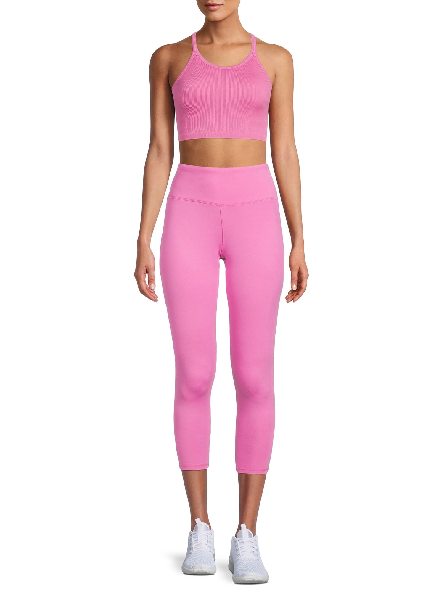 Jockey Essentials Women's High Waist Interlock Capri Leggings