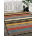 thumbnail image 3 of Ahgly Company Machine Washable Indoor Rectangle Contemporary Chestnut Brown Area Rugs, 2' x 3', 3 of 7