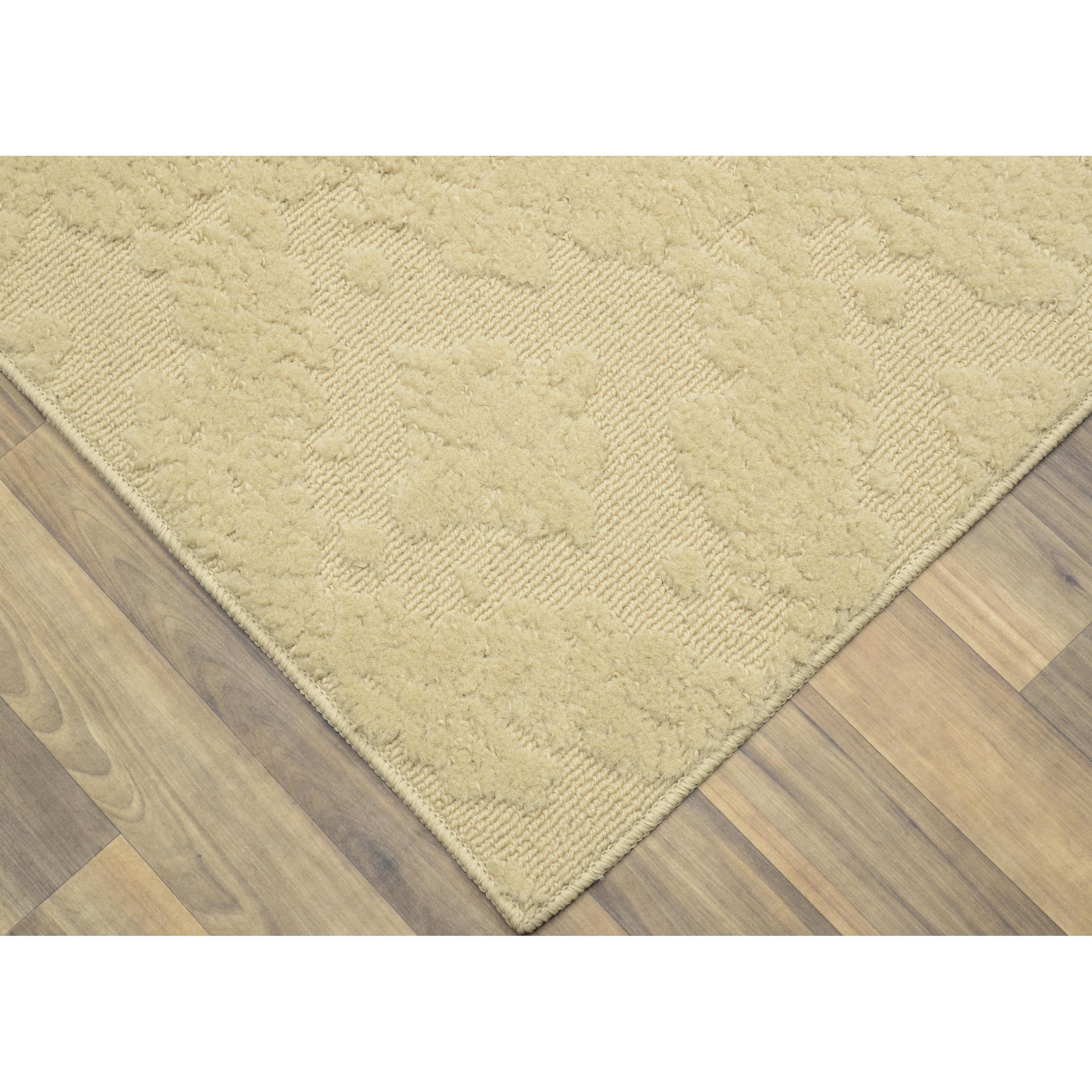 Garland Rug Charleston Polypropylene Tan Indoor Area Rug, 5' x 7'