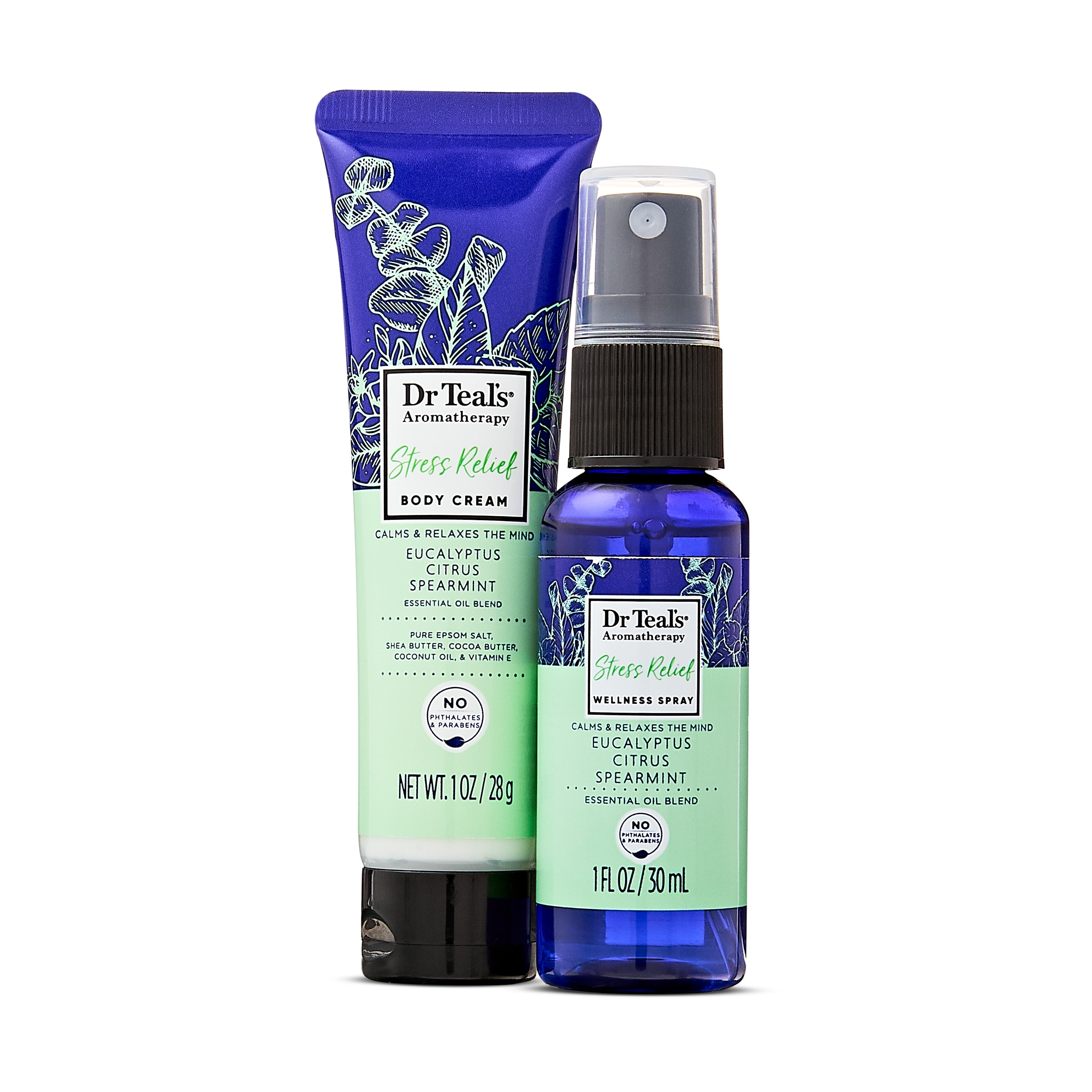 Dr Teals Aromatherapy Stress Relief Sampler set, 2 Pieces