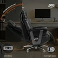 thumbnail image 3 of Kinnls Freya Reclining Office Chair Managerial Chairs & Executive Chairs (Black), 3 of 15