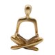 thumbnail image 5 of Estatua de pensador Escultura de resina Obra de arte decorativa Adorno de mesa Figura para Meditación, 5 of 9
