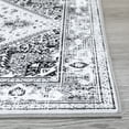thumbnail image 7 of CAROMIO Washable Area Rug Large Rugs Boho Oriental Rug Medallion Rug Non-Slip Stain-Resistant RugFloral Pattern Vintage Rug, 8' x 10' Gray, 7 of 7