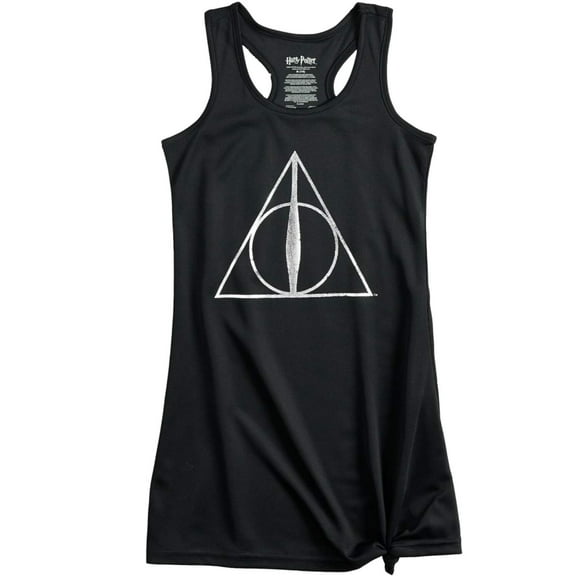 Girls Harry Potter Deathly Halows Elder Wand Nightgown Sleep Shirt Small 6/6X