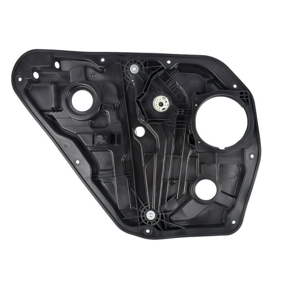 NEWZQ Rear Left Power Window Regulator Fits Select: 2014-2019 Hyundai Sonata Sedan Black 1Pc