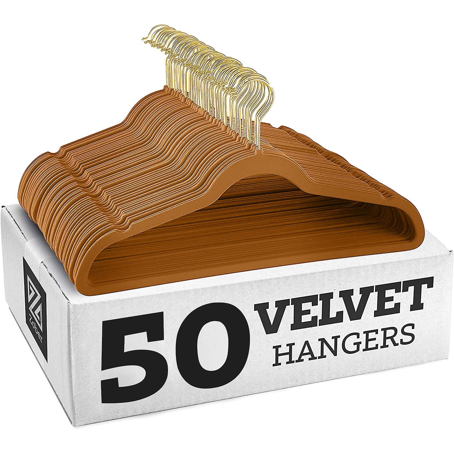 Cintres en Velours Antidérapants - Cintres pour Complets (Lot de 10)