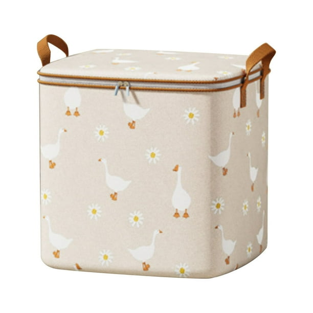 Bolsa de almacenamiento para ropa, edredones y mantas. Bolsa de mudanza de gran capacidad para dormitorio o casa. Bolsa de equipaje plegable con asas reforzadas. Almacenamiento con cremallera de tela