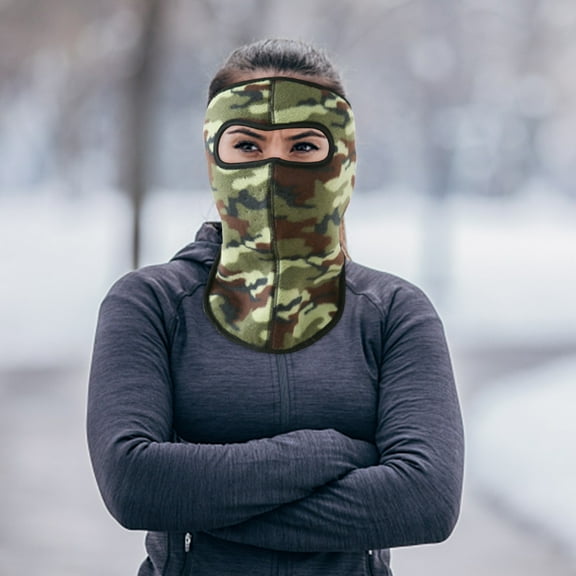 JGJJUGN Winter Face Mask for Cold Weather, Fleece Full Face Cover, Neck & Ear Protection, Wind & Cold Resistant Winter Sports Gear for Men & Women