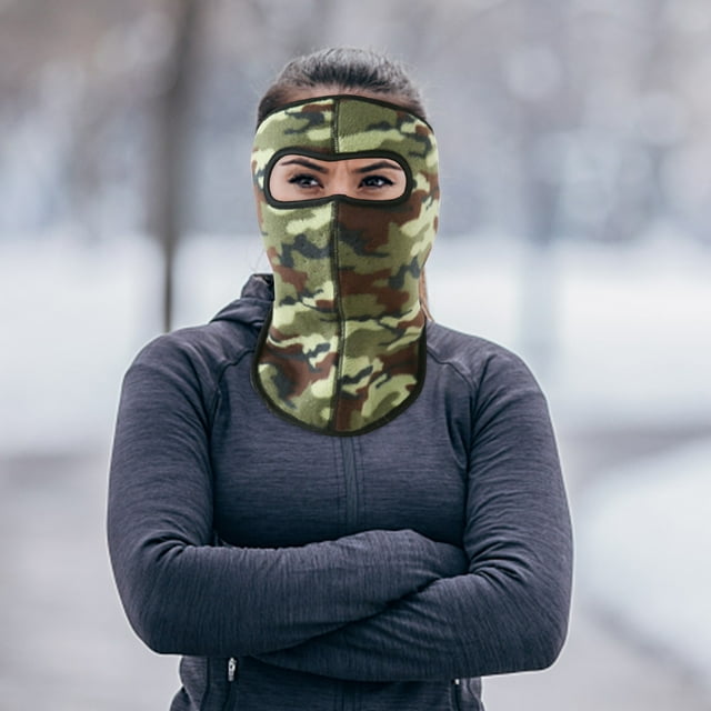 Winter Masks For Warmth, Thickened Neck And Ear Protection, Men's And Women's Winter Wind And Cold Flocking Full Face Masks