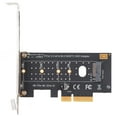 thumbnail image 2 of Adaptador M.2 a Pcie PCB chapado en oro M.2 NVME a PCIe 3,0 X4 adaptador elevador de expansión de alta velocidad, 2 of 9