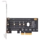 thumbnail image 2 of Adaptador M.2 a PCIe con placa de circuito impreso chapada en oro, adaptador de expansión de alta velocidad M.2 NVME a PCIe 3.0 X4, 2 of 14