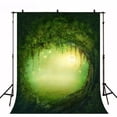 thumbnail image 1 of EREHome Polyester Fabric 5x7ft Green Photography Backdrops Tree Light Backdrop For Photo Background Studio, 1 of 2