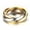 Gold+Silver+Rose Gold, variant on Classic 3 Rounds Ring Sets For Women Stainless Steel Wedding Engagement Female