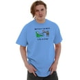 thumbnail image 4 of Without Wife Marriage Spouse Husband Men's Big & Tall Crewneck Graphic Tee Brisco Brands 3X, 4 of 5