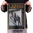 thumbnail image 4 of Placa Metal Vintage U2 Pintura Hierro Rectangular Arte Pared Bar Del 30x40cm, 4 of 9