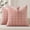 Blush Pink, variant on decorUhome Chenille Plaid Throw Pillow Covers 18x18 Set of 2, Soft Textured Couch Pillow Cases for Living Room Sofa Bed Home Decor, Dark Brown