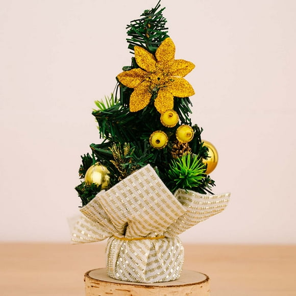 Qiopertar Clearing livraison gratuite Mini arbre de noël petit arbre de Noël décorations d'arbre de Noël de bureau de Noël Offre de moins de 5 $cette semaine
