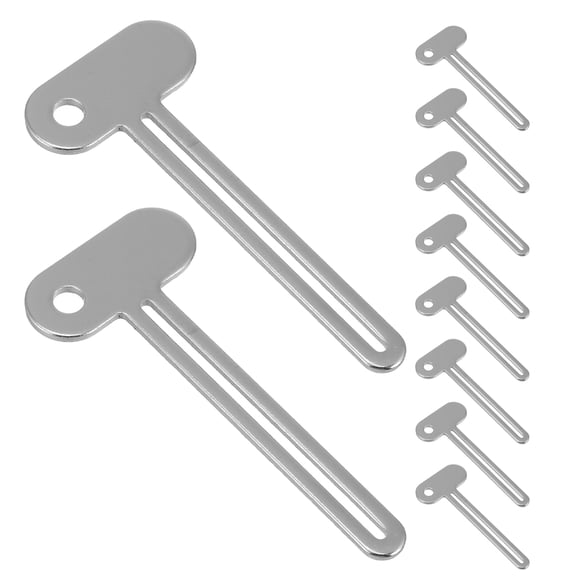 YUNLIGHTS 10Pcs Manual Tube Squeezer Heavy Duty Metal Toothpaste Squeeze Tool for Bathroom Travel