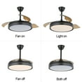thumbnail image 4 of 42 Inch 3-Blade Retractable LED Ceiling Fan with Remote Control and 3-Color 6-Speed, 4 of 9
