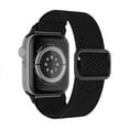 thumbnail image 3 of Worryfree Gadgets Nylon Braided Loop Bands Compatible with Apple Watch Band 38/40/41mm iWatch Strap- Black, 3 of 4