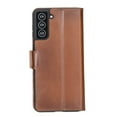 thumbnail image 6 of Samsung Galaxy S21 Plus Flip Cover Handcrafted Full Grain Leather Wallet Case, 6 of 19