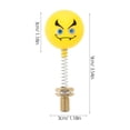 thumbnail image 2 of BRIGHTFUFU Motorcycle Screw Spring Bobbing Decorations Motorcycle Model Decoration Yellow Cartoon Design 1Pcs, 2 of 8