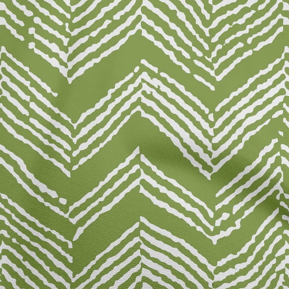 oneOone Silk Tabby Light Green Fabric Geometric Dress Material Fabric Print Fabric By The Yard 42 Inch Wide