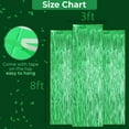 thumbnail image 6 of PMU Metallic Fringe Curtains (Green) 3ft x 8ft Pkg/1, 6 of 6