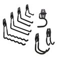 thumbnail image 3 of Garage Hook Double Hook Wall Organizer Hanger Storage Utility Garden Small-square 2PCS, 3 of 6