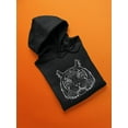 thumbnail image 3 of Tiger Predator Sketch Hoodie Men -Image by Shutterstock, Male 3X-Large, 3 of 4
