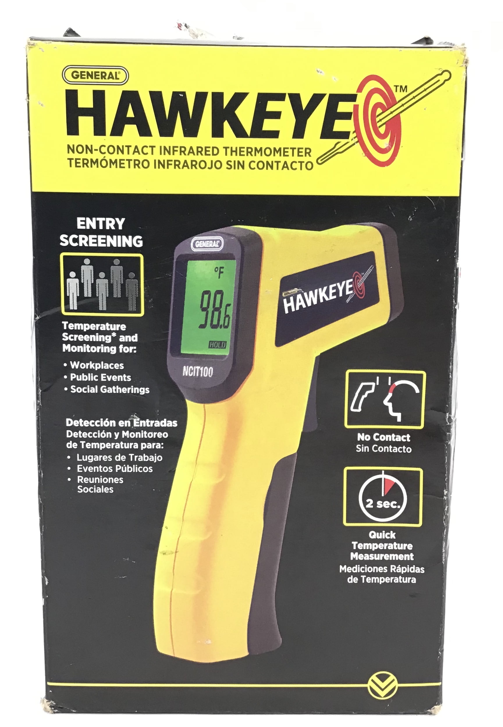 Hawkeye non-contact Infrared Thermometer