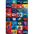 thumbnail image 4 of NFL League - Logos 24 Wall Poster with Push Pins, 14.725" x 22.375", 4 of 4