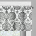 thumbnail image 5 of Ambesonne Tribal Valance & Curtain, South Eastern Pattern, 55"x24", Black and White, 5 of 6