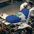 thumbnail image 4 of Uorisanigo Seat Cushion Cover for ATV Four-Wheeler Seat Cover Waterproof Polyester,Universal Fit for Polaris Sportsman Polaris Scrambler Honda Rancher Anti-Slip(Salvadoran Flag), 4 of 7