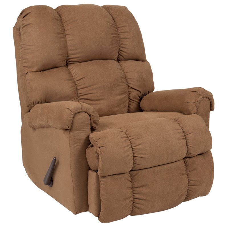 Flash Furniture Riverstone Rocker Recliner In Sierra Camel