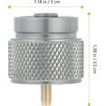 thumbnail image 2 of Professional Gas Tank Converter Portable Propane Converter Camping Gas Tank Adapter (1pc, Silver), 2 of 5