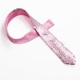 thumbnail image 3 of Mens Ties Sequined Men's And Women's Sequined Tie Formal Wedding Evening Party Performance Stage Tie Small Hair Ties for Babies Elastic Hair And Clear Pearl for Women Extra Big Thick, 3 of 3