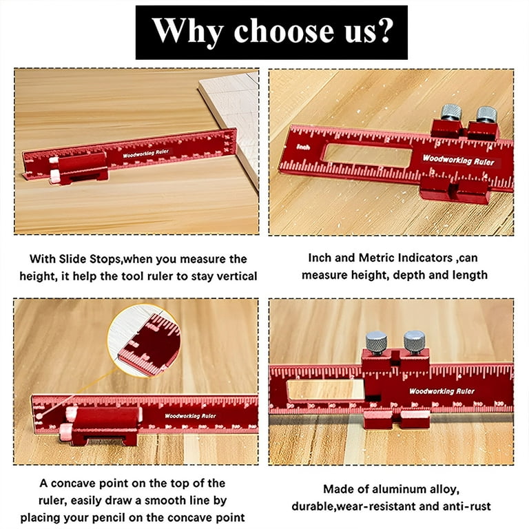 Wooden Rules  Marking and Measuring Tools