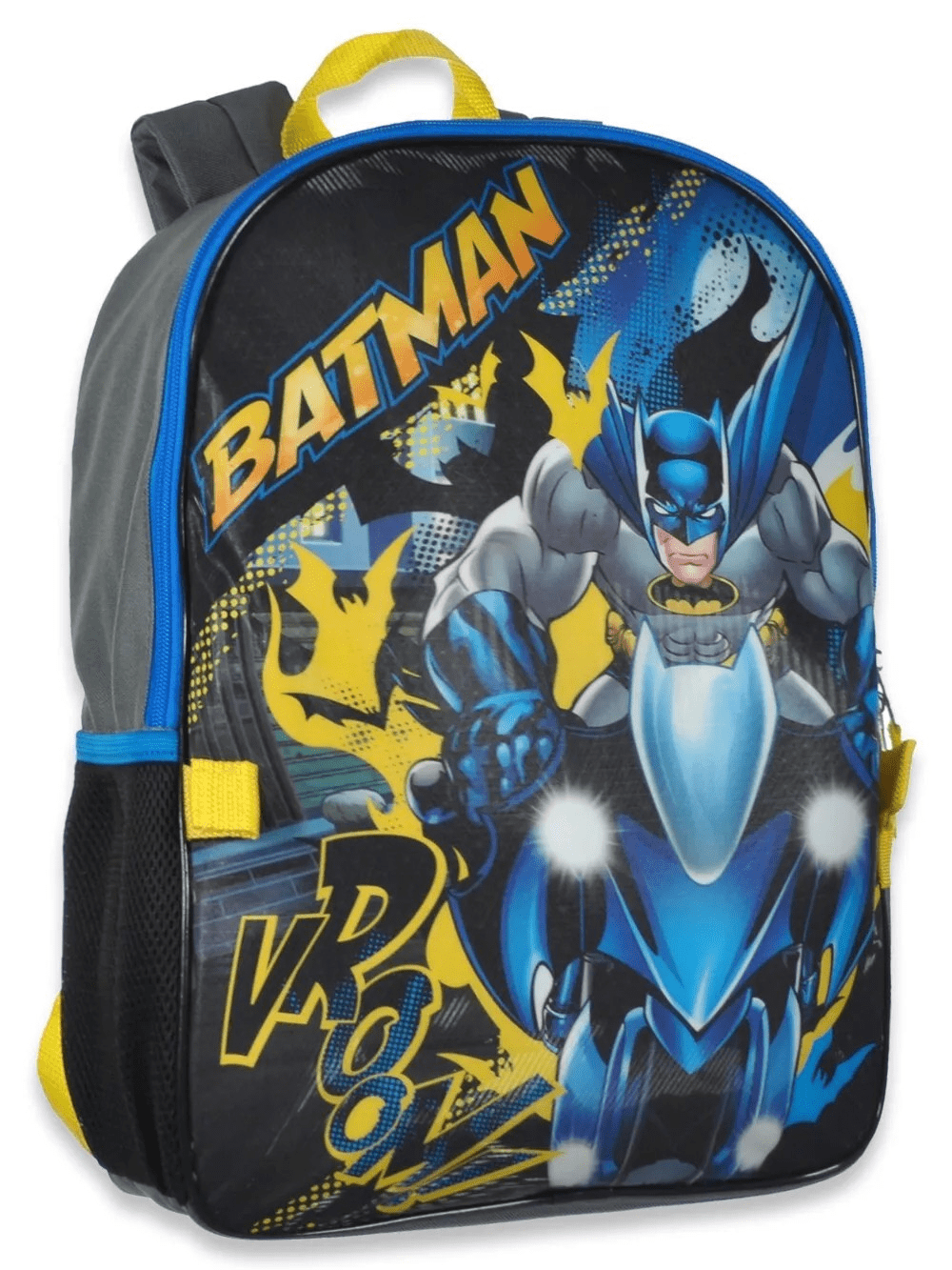 Batman 16" School Backpack with Insulated Lunch Box