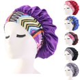 thumbnail image 1 of Waterproof Shower Cap Wide Band Elastic Hat Bathing Cap Hair Salon, 1 of 5
