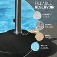 thumbnail image 4 of US Weight Fillable Heavy Duty Free Standing Umbrella Base - Black, 4 of 7