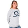thumbnail image 4 of Oh Snap Camera Snapshot Cute Hobby Long Sleeve TShirt Men Women Brisco Brands 2X, 4 of 6