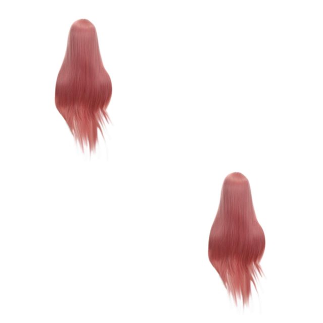 Transemion Synthetic Wigs For Natural Looking Hair Resistant Synthetic Wig Breathable Inner Mesh Easy To Wear 9582-97C 2Set